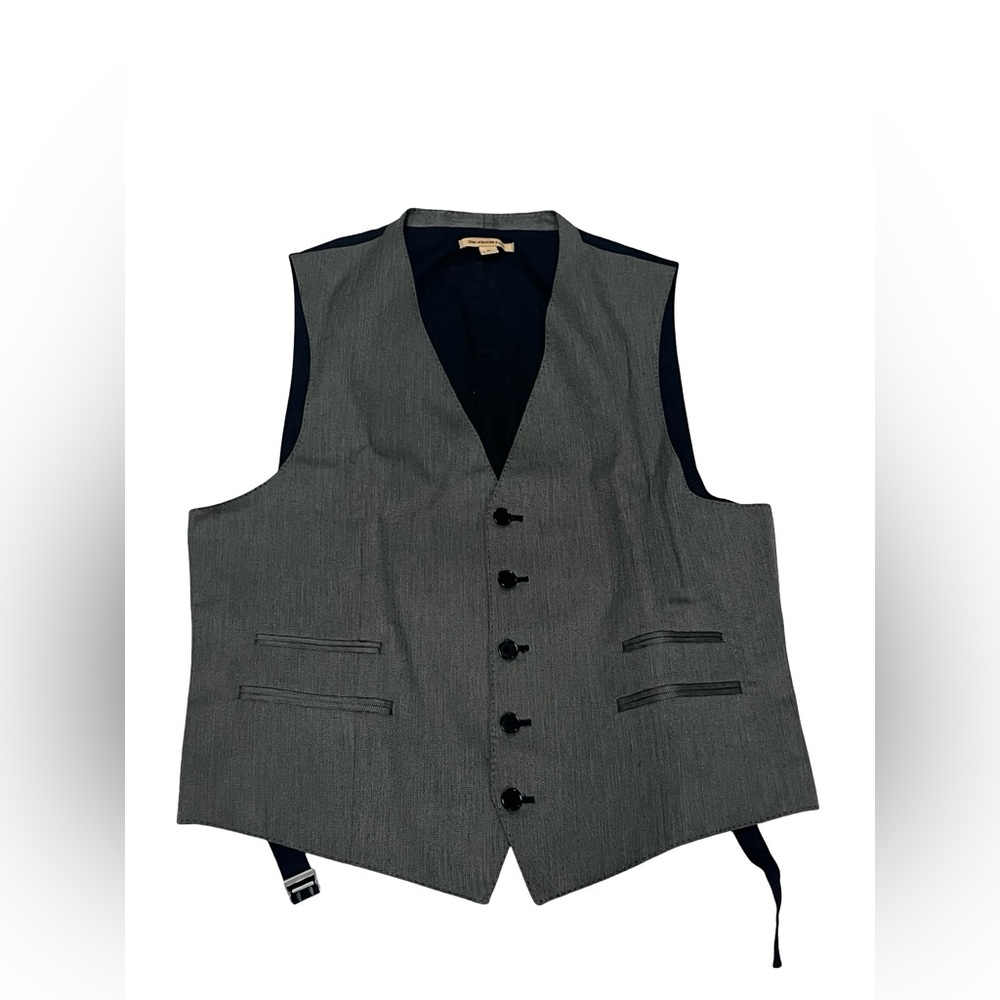 John Varvatos USA Vest w Adjustable Back Sz 48 Professional Career Wedding